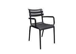 ohgreen Tuinmeubelen|Effie armstoel zwart