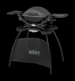 ohgreen Bbq|Electrische barbecue Q1400 met onderstel, Dark Grey