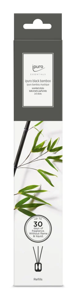 ohgreen Geuren|Essentials scented stick black bamboo 6st