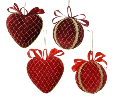 ohgreen Thema Classic|Kerstornamenten|Figuur foam fluweel strik