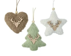 ohgreen Thema Cosy|Kerstornamenten|Figuur polyester kunstbont