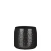 ohgreen Potten En Vazen|Floyd pot rond zwart - h17xd19cm