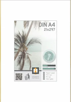 ohgreen Sfeermakers|fotolijst kyoto goud 21x30 cm