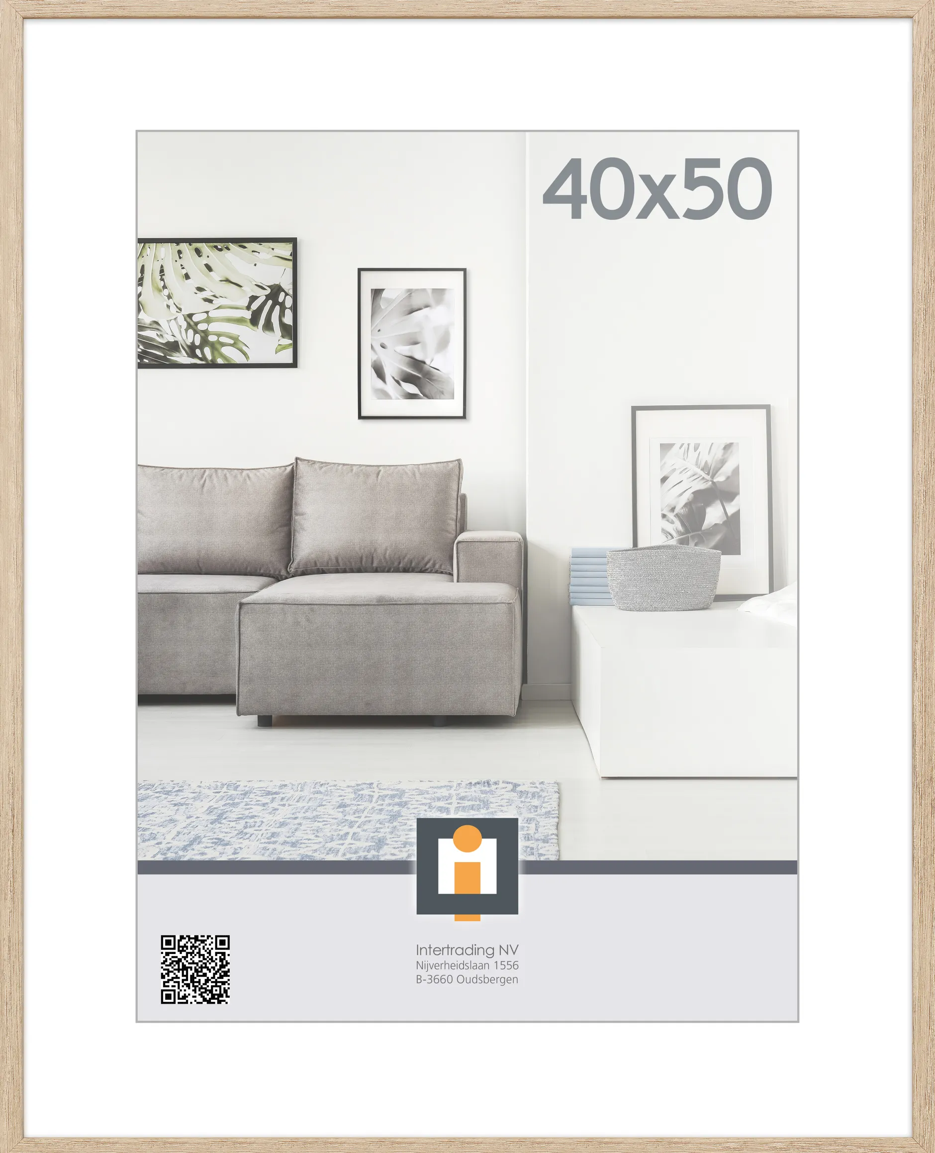 ohgreen Sfeermakers|fotolijst livorno vintage eik 40x50 cm