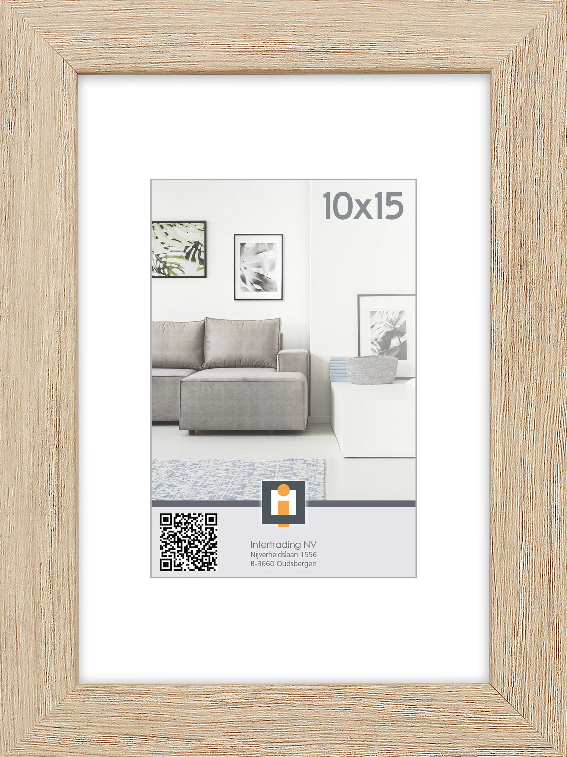 ohgreen Sfeermakers|fotolijst livorno vintage eik 10x15 cm