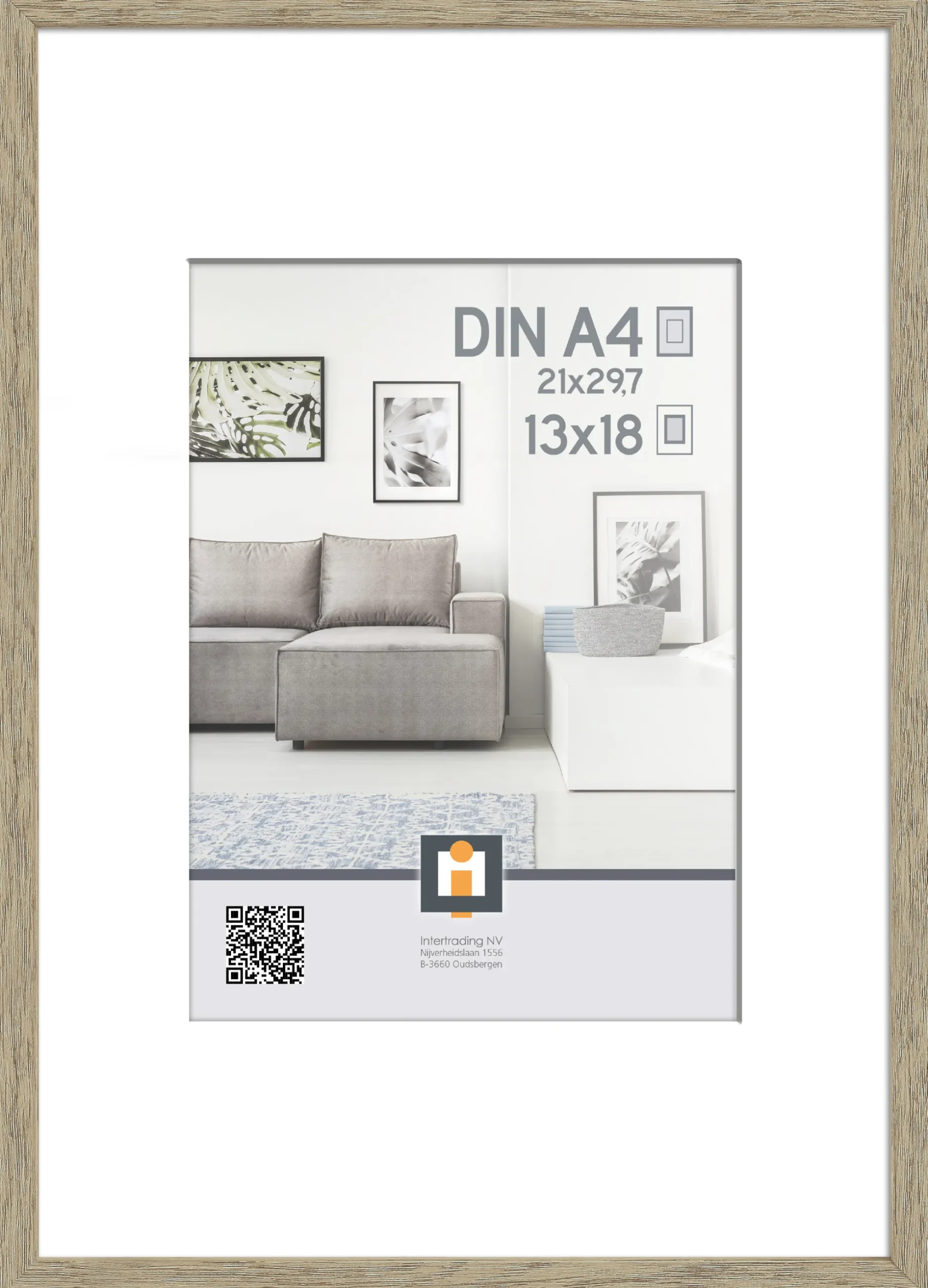 ohgreen Sfeermakers|fotolijst madrid vintage eik 21x30 cm