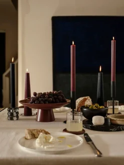 ohgreen Kaarsen|Geribde obelisk kaars