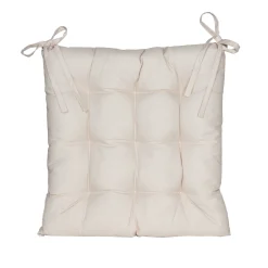 ohgreen Accessoires En Onderhoud|Gewatteerd stoelkussen zand 38x38cm