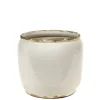 ohgreen Potten En Vazen|Glazed shades Pot costa s white d18,5h19