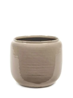 ohgreen Potten En Vazen|Glazed shades Sierpot costa 18,5x18,5x19 roz