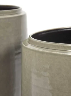 ohgreen Potten En Vazen|Glazed shades Sierpot l30 x b30 x h30 grijs