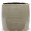 ohgreen Potten En Vazen|Glazed shades Sierpot l38xb38xh38 grijs