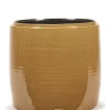 ohgreen Potten En Vazen|Glazed shades Sierpot l38xb38xh38 honey