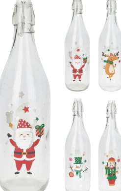 ohgreen Servies|Glazen fles met beugel