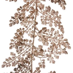 ohgreen Kerstdecoratie|Glitterguirlande met fijne blaadjes