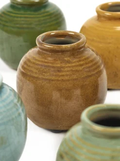 ohgreen Potten En Vazen|Gold & Pastel Vaas l8xb8xh8cm ass/6 mix