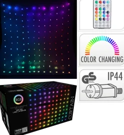 ohgreen Thema Classic|Basis Kerstverlichting|Gordijn verlichting 400led