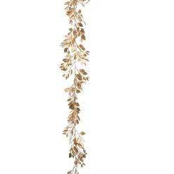 ohgreen Kerstdecoratie|Gouden guirlande 180cm ficus