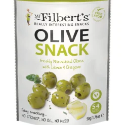 ohgreen Voeding|Groene olijven met citroen en oregano 50g