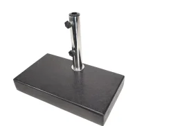 ohgreen Parasol|Half-balkonvoet in graniet zwart 30kg