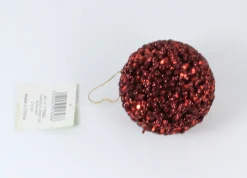 ohgreen Kerstballen|Hangdeco berry bal wijnrood