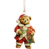 ohgreen Thema Classic|Kerstornamenten|Hanger vintage bear rood