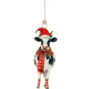 ohgreen Thema Classic|Kerstornamenten|Hanger vintage cow wit zwart