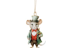 ohgreen Thema Classic|Kerstornamenten|Hanger vintage mouse multikleur