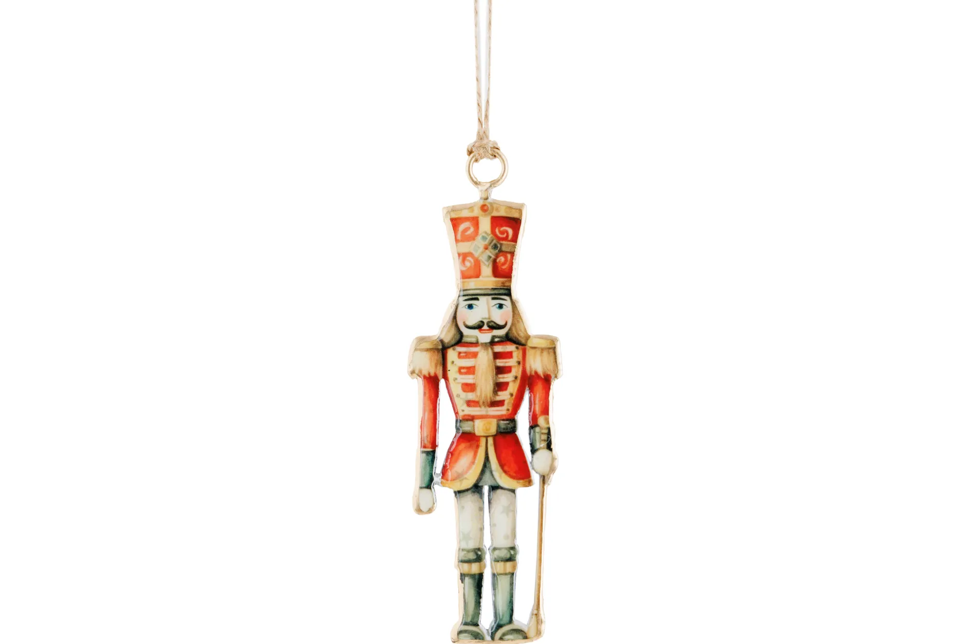 ohgreen Thema Classic|Kerstornamenten|Hanger vintage nutcracker rood groen