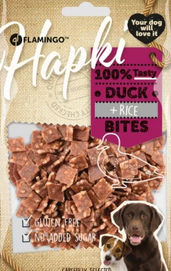 ohgreen Werelddierendag|Hond Voeding|Hapki duck & rice bites 85gr