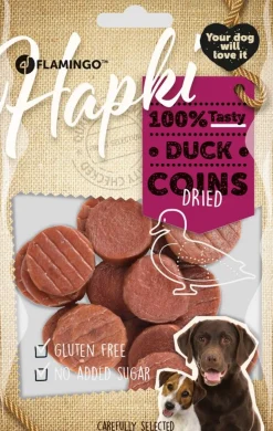 ohgreen Werelddierendag|Hond Voeding|Hapki duck coins 85gr