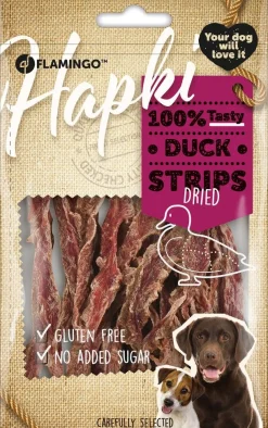 ohgreen Hond Voeding|Werelddierendag|Hapki eendenstrips 85gr