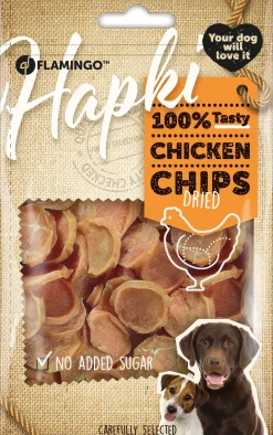 ohgreen Hond Voeding|Werelddierendag|Hapki kippenchips 85gr