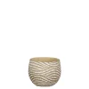 ohgreen Potten En Vazen|Hendrick pot rond creme - h11xd13,5cm