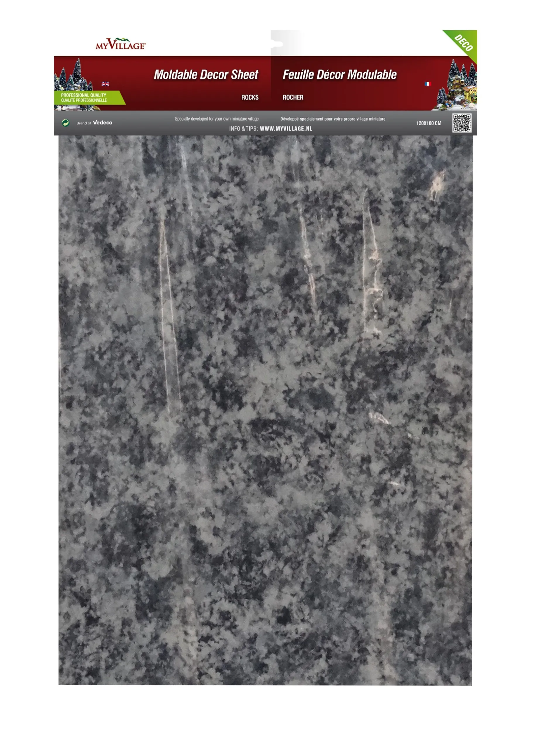 ohgreen Lemax Kerstdorpen|Hervormbare sheet rots 100x60cm