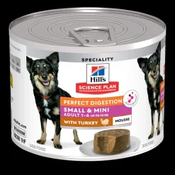 ohgreen Hond Voeding|Hill's science plan perfect digestion adult small & mini mousse met kalkoen blik 200g