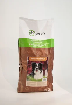 ohgreen Werelddierendag|Hond Voeding|Hondenbrokken adult chicken small & medium breed 12kg