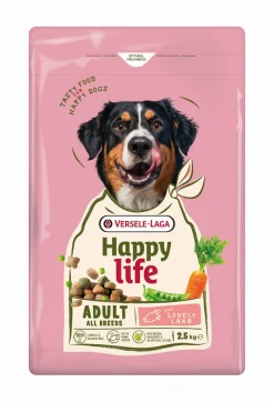ohgreen Werelddierendag|Hond Voeding|Hondenbrokken happy life adult met lam 2,5kg