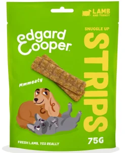 ohgreen Hond Voeding|Hondensnack treats snuggle up strips met lam en kalkoen