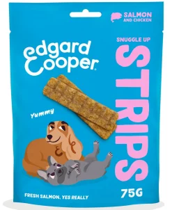 ohgreen Hond Voeding|Hondensnack treats snuggle up strips met zalm en kip