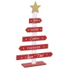 ohgreen Kerstdecoratie|Houten kerstboom h35cm