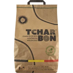 ohgreen Brandstof En Aanmaak|Ecocheques|Houtskoolzak 100% belg 3kg