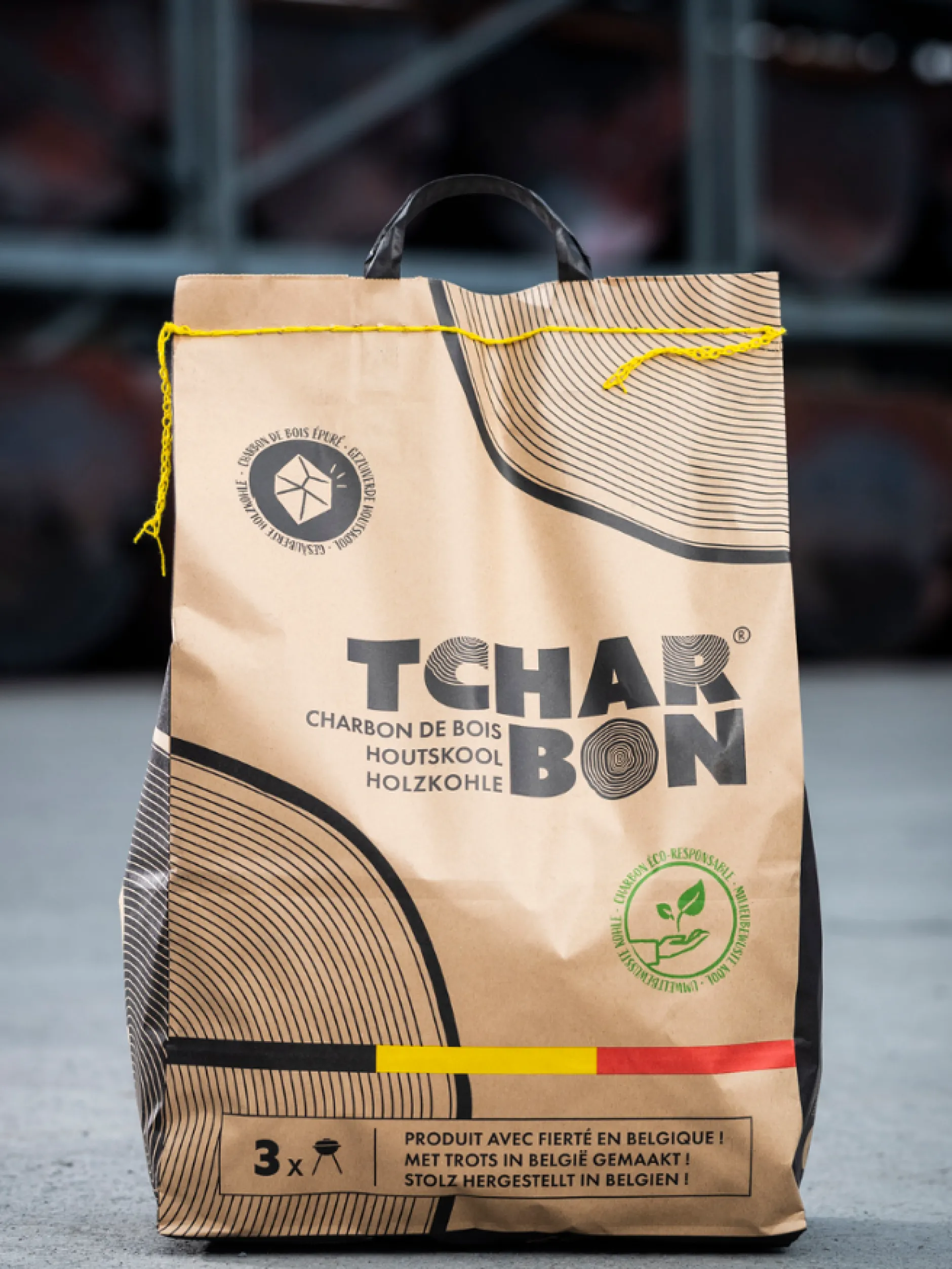 ohgreen Brandstof En Aanmaak|Ecocheques|Houtskoolzak 100% belg 3kg