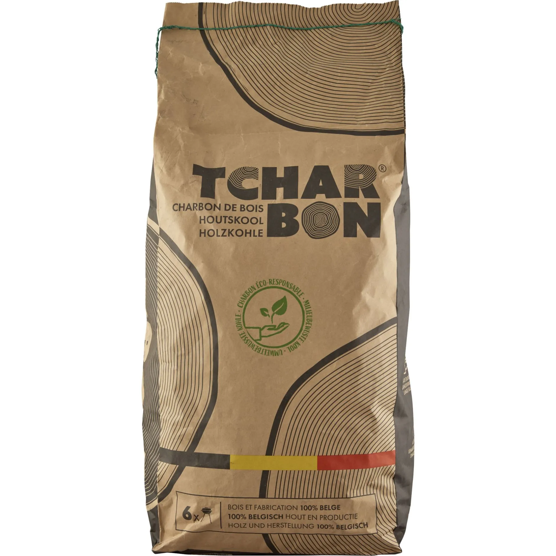 ohgreen Brandstof En Aanmaak|Ecocheques|Houtskoolzak 100% belg 6kg