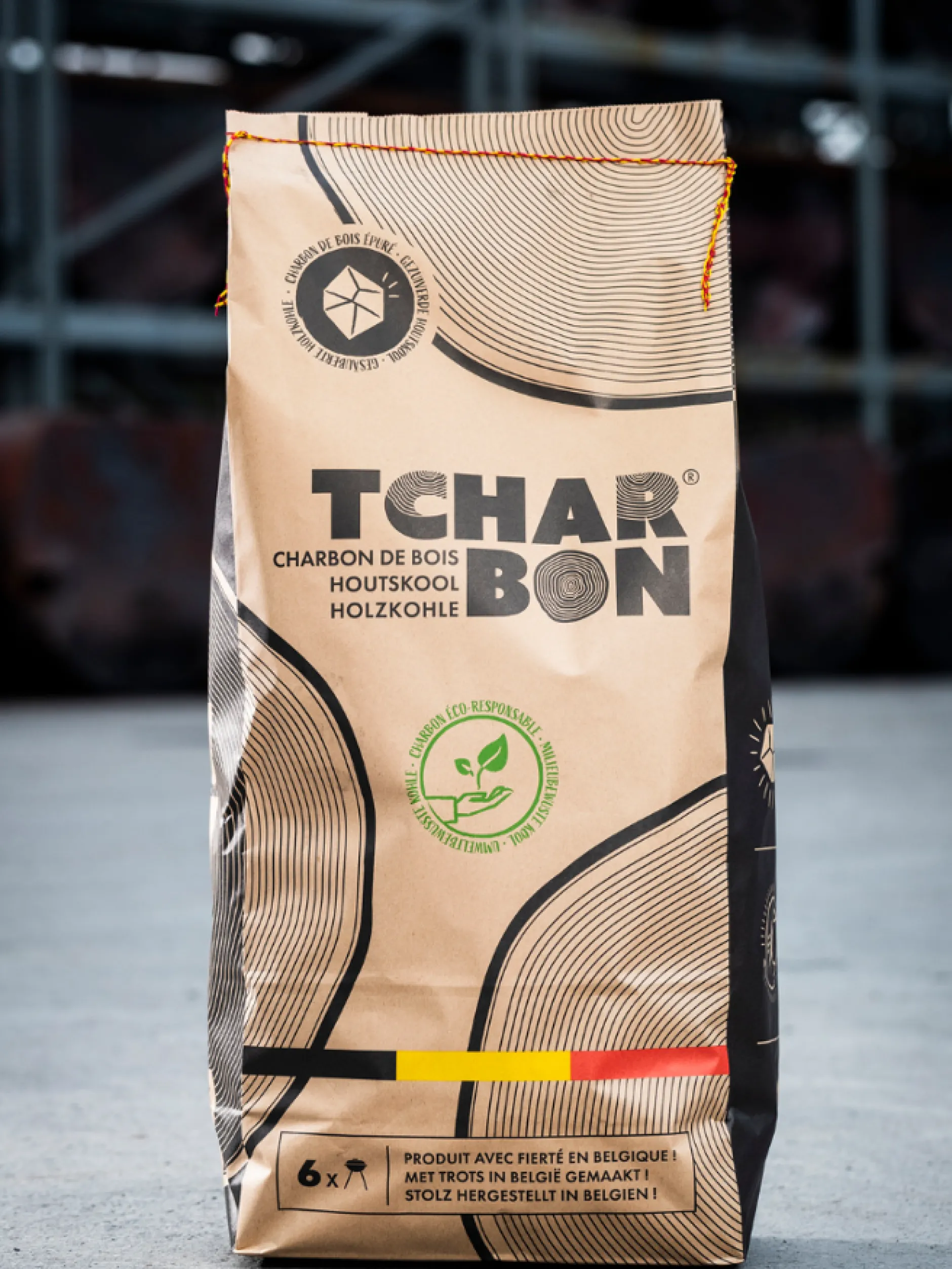 ohgreen Brandstof En Aanmaak|Ecocheques|Houtskoolzak 100% belg 6kg