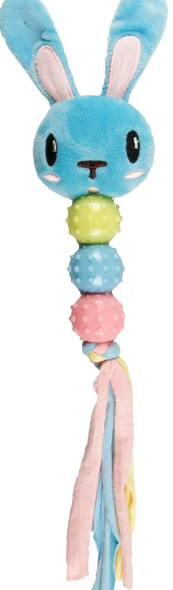 ohgreen Speelgoed|Hs petty konijn hoofd+3 tpr bal25cm