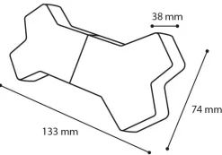 ohgreen Speelgoed|Hs tpr fresk snowy been blauw 13,3cm