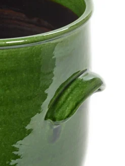 ohgreen Potten En Vazen|Jars Pot handles groen d16 h16