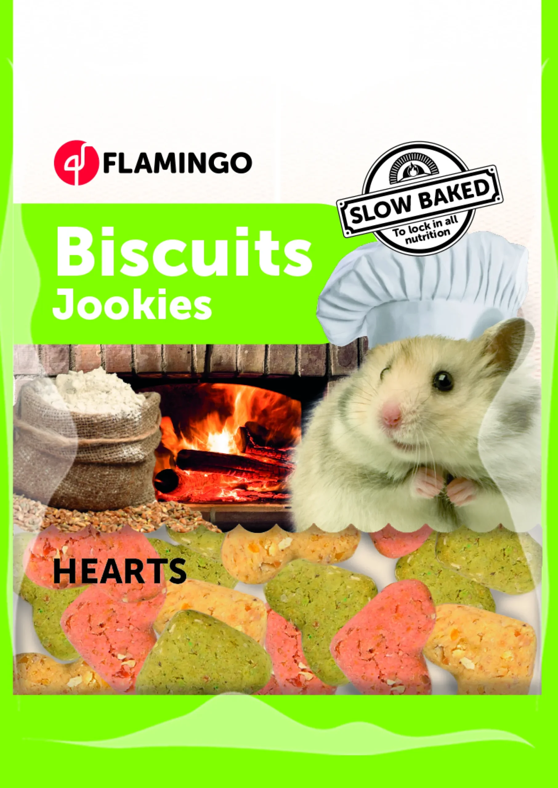 ohgreen Knaagdieren Voeding|Jookies hartjes mix 100gr