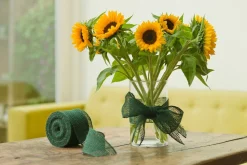 ohgreen Tuinafsluiting En Hout|Juteband h10cmx25m groen 220g/m²